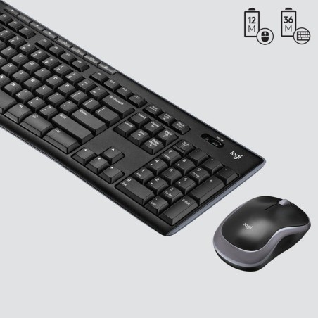 Teclado ingles logitech mk270 920-004509