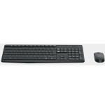 Teclado portugués logitech mk235 ratón incluido rf inalámbrico gris