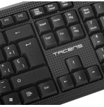 Teclado español tacens anima ak0es - membrana alto rendimiento - cable usb 1.3m