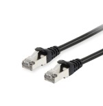 Equip cable de red apantallado s/ftp categoria 6 hf 10m color negro