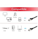 Equip cable de red apantallado s/ftp categoria 6 hf 5m color negro