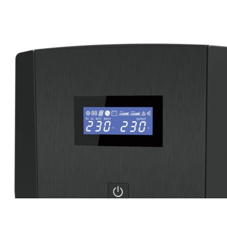 Conceptronic sai 1200va 720w 2 shucko + 3 iec proteccion puerto lan modem