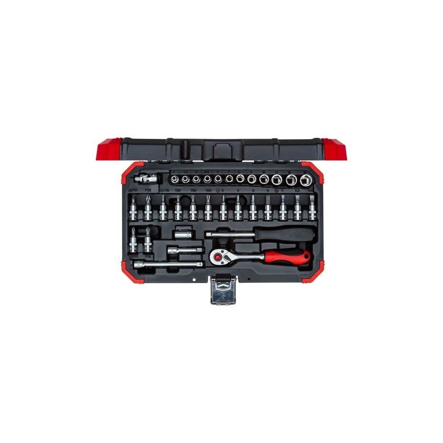 Gedore juego de llaves de tubo 1/4 ", 33 piezas