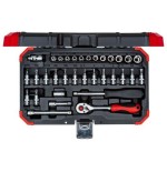 Gedore juego de llaves de tubo 1/4 ", 33 piezas