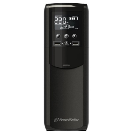 Powerwalker vi 1000 csw fr sistema de alimentación ininterrumpida (ups) línea interactiva 1000 va 6000 w 4 salidas ac