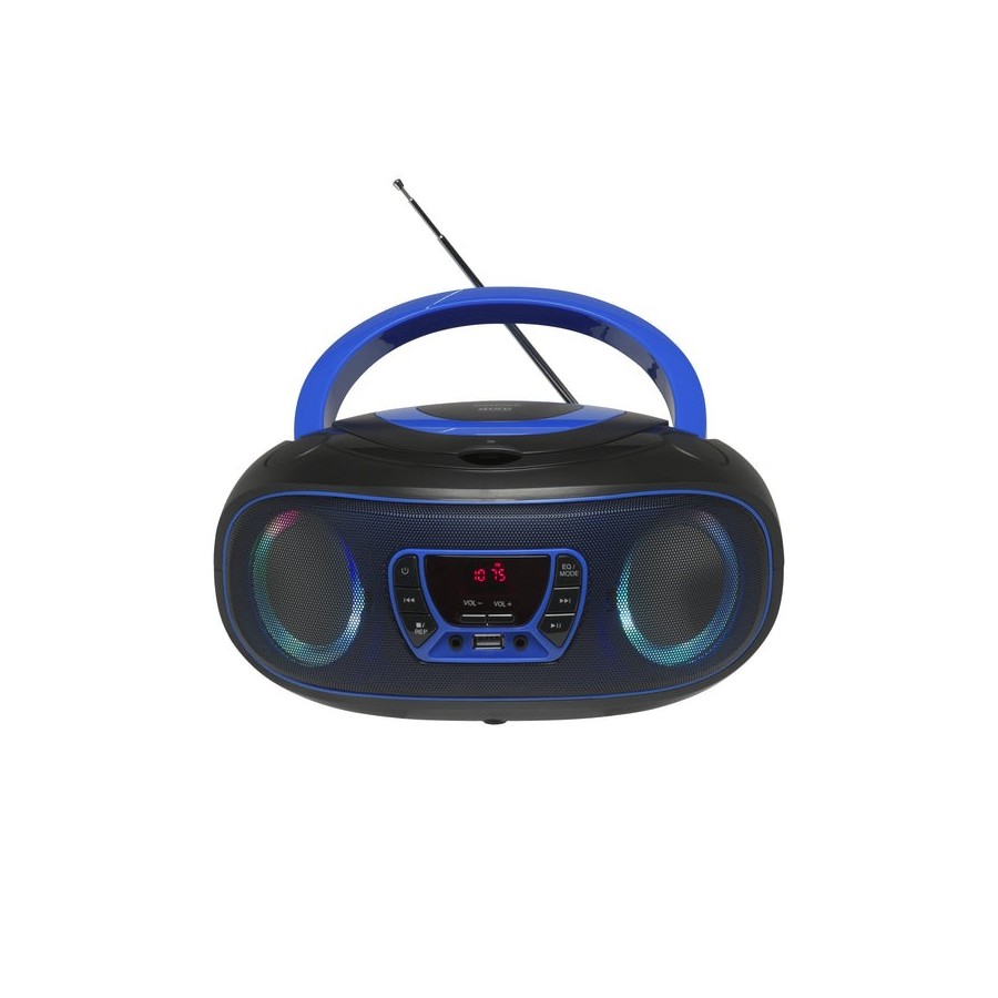 Denver radio tcl-212 azul/ reproductor cd/ usb/ bluetooth