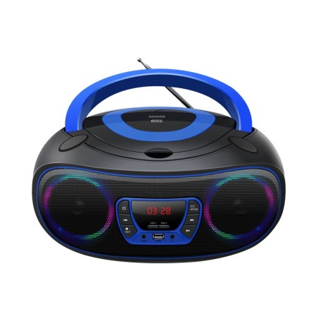 Denver radio tcl-212 azul/ reproductor cd/ usb/ bluetooth