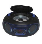 Denver radio tcl-212 azul/ reproductor cd/ usb/ bluetooth