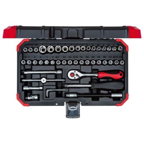 Gedore juego de llaves de tubo 1/4 ", 46 piezas