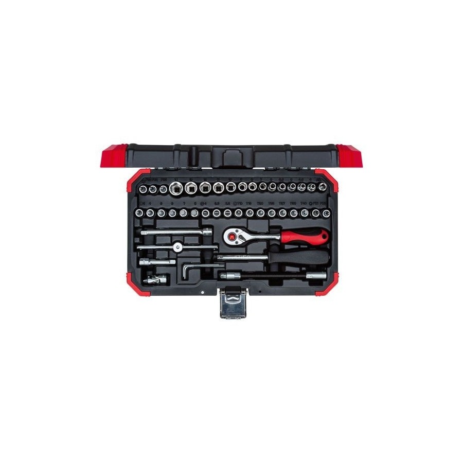 Gedore juego de llaves de tubo 1/4 ", 46 piezas