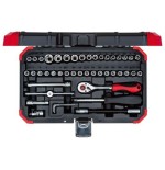 Gedore juego de llaves de tubo 1/4 ", 46 piezas
