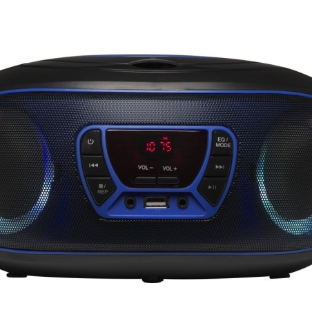 Denver radio tcl-212 azul/ reproductor cd/ usb/ bluetooth