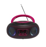 Denver radio tcl-212 rosa/ reproductor cd/ usb/ bluetooth