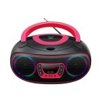 Denver radio tcl-212 rosa/ reproductor cd/ usb/ bluetooth