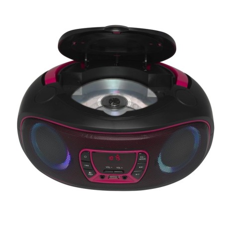 Denver radio tcl-212 rosa/ reproductor cd/ usb/ bluetooth