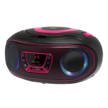 Denver radio tcl-212 rosa/ reproductor cd/ usb/ bluetooth