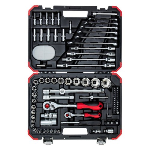 Gedore juego de llaves de tubo rojo 1/4 "+ 1/2", 92 piezas 3300062