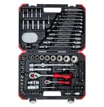 Gedore juego de llaves de tubo rojo 1/4 "+ 1/2", 92 piezas 3300062