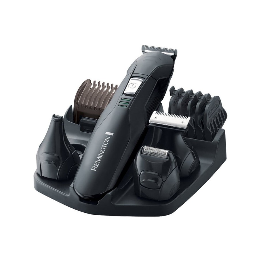 Kit remington pg6030 multifuncion edge grooming kit / acero inoxidable / recargable/ led