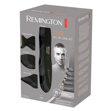 Kit remington pg6030 multifuncion edge grooming kit / acero inoxidable / recargable/ led