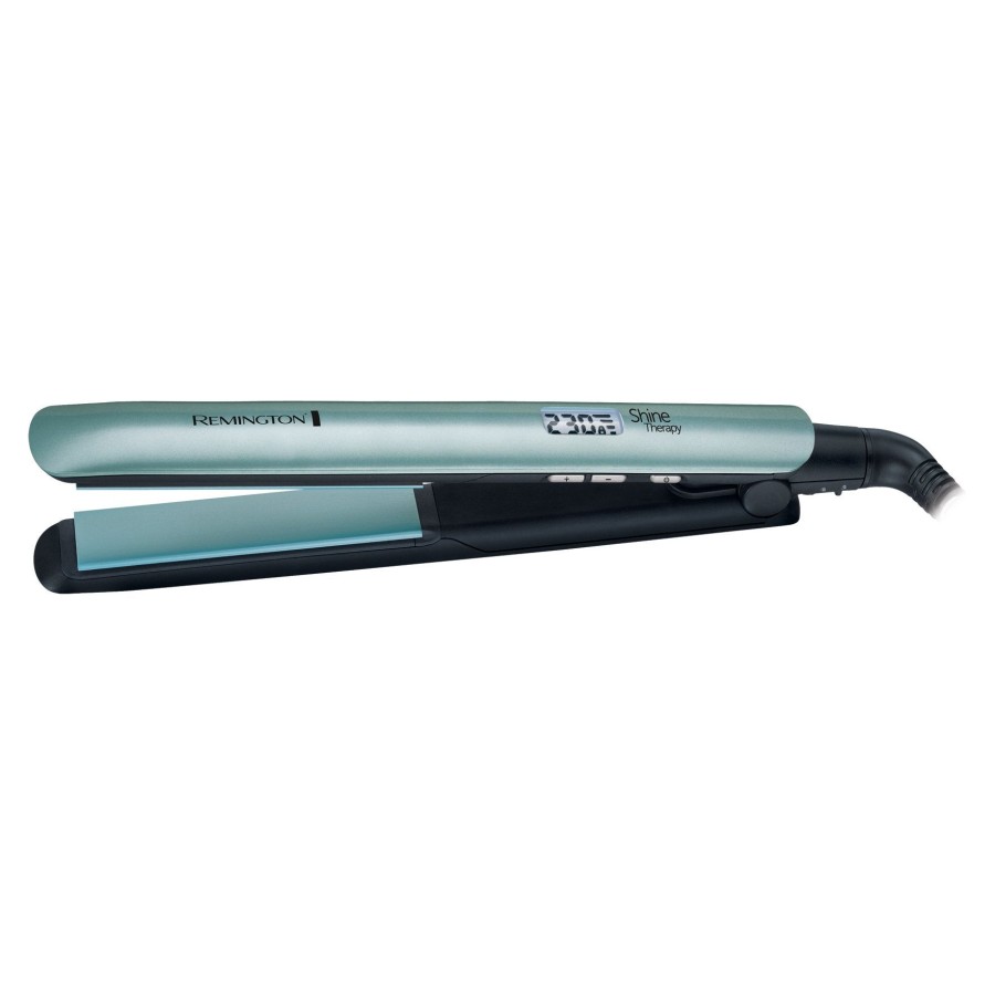 Plancha de pelo remington s8500 shine therapy / ceramica / calentamiento rapido / bolsa