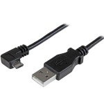 Startech cable usb 2.0 a micro usb 1m acodado carga y sincronizacion usbaub1mra
