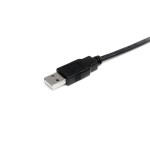 Startech cable usb 2.0 m/m  1m negro  usb2aa1m