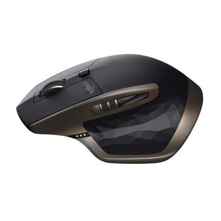 Logitech raton mx master bluetooth laser 1000 dpi mano derecha negro bronce 910-005213