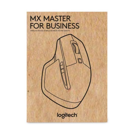Logitech raton mx master bluetooth laser 1000 dpi mano derecha negro bronce 910-005213