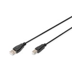 Digitus cable usb 2.0 a/b (impresora) 1.80m negro  ak-300102-018-s