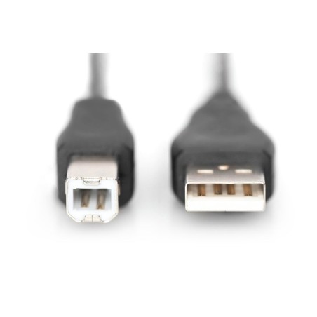 Digitus cable usb 2.0 a/b (impresora) 1.80m negro  ak-300102-018-s