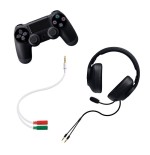 Nanocable cable adaptador audio jack 3.5mm macho 4 pines a 2x jack 3.5mm hembra 3 pines 0.20m - blanco