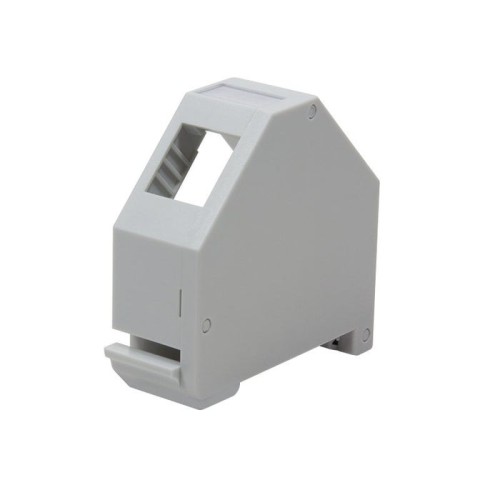 Logilink proteccion de enchufe rj45 keystone carril din gris mp0053