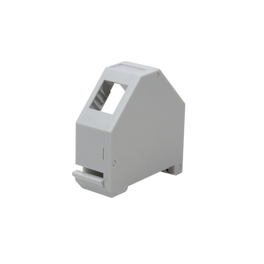 Logilink proteccion de enchufe rj45 keystone carril din gris mp0053