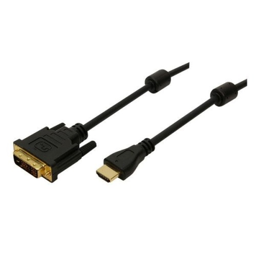 Logilink cable hdmi a dvi-d m/m 2m negro ch0004
