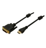 Logilink cable hdmi a dvi-d m/m 2m negro ch0004