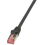 Logilink cable de red primeline cat6 s/ftp pimf lszh 1m negro cq2033s