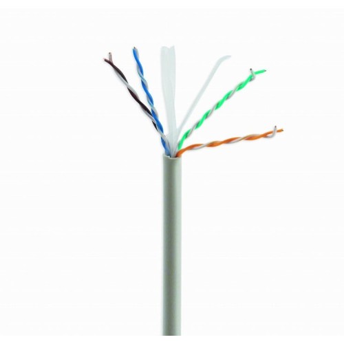 Gembird bobina utp  c6 solido 100m upc-6004se-sol/100 gris