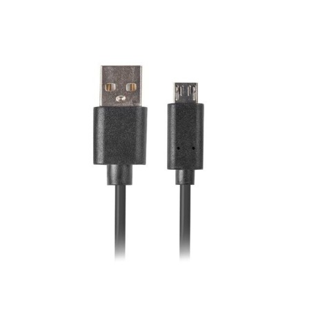 Cable usb lanberg 2.0 m/micro usb m quick charge 3.0 1m negro