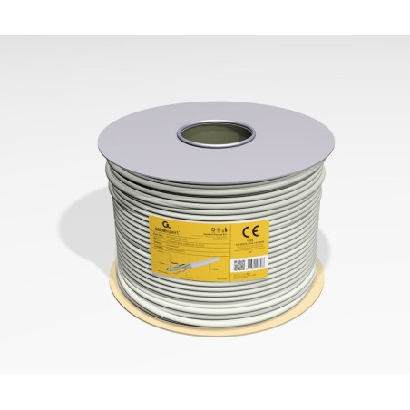 Gembird bobina utp  c6 solido 100m upc-6004se-sol/100 gris