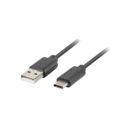 Lanberg cable usb ca-usbo-20cu-0005-bk conectores usb-a a usb tipo-c qc 3.0 0.5m negro