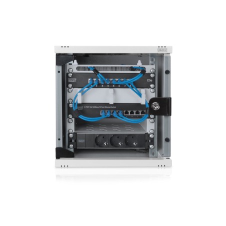 Digitus armario de montaje en pared de 254 mm (10 pulgadas) 312x300 mm (ancho x fondo) dn-10-05u-1