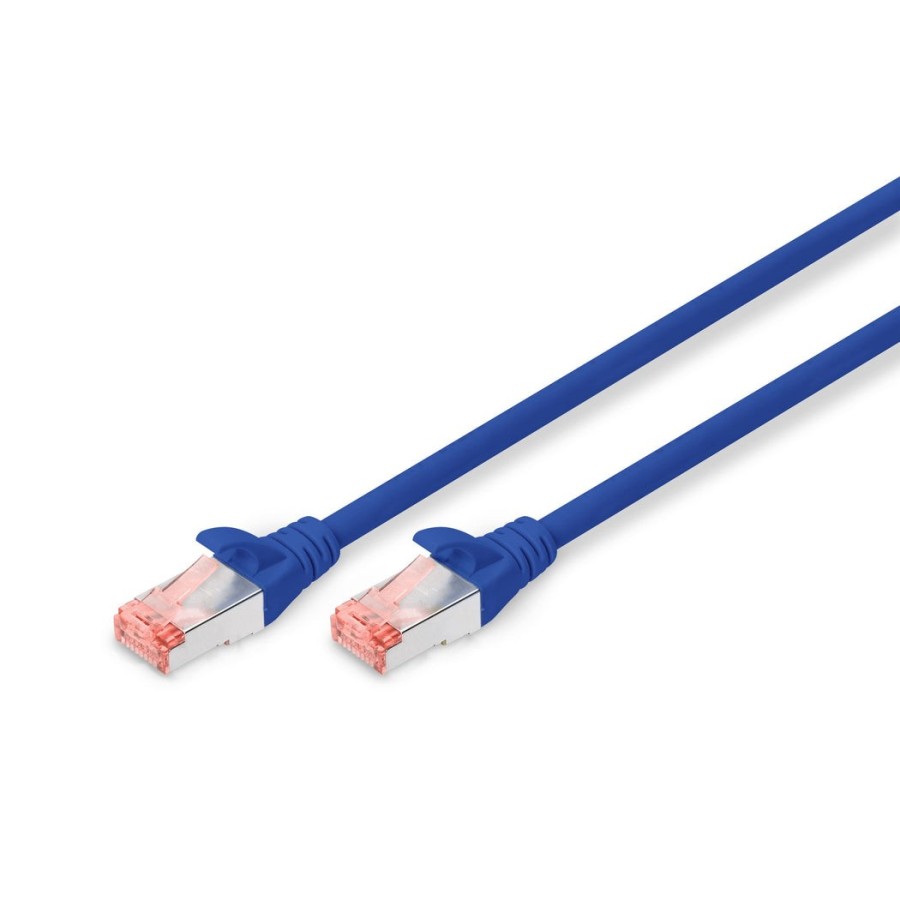 Digitus cat 6 s-ftp patch cable cu lszh awg 27 7 length 0.25m color blue