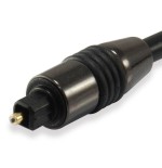 Equip cable de audio fibra optica toslink 5m negro 147923
