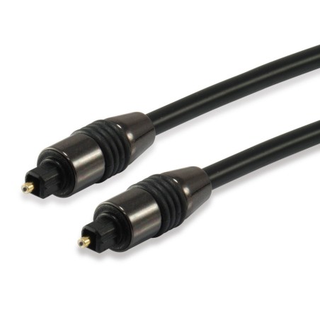 Equip cable de audio fibra optica toslink 3m negro 147922