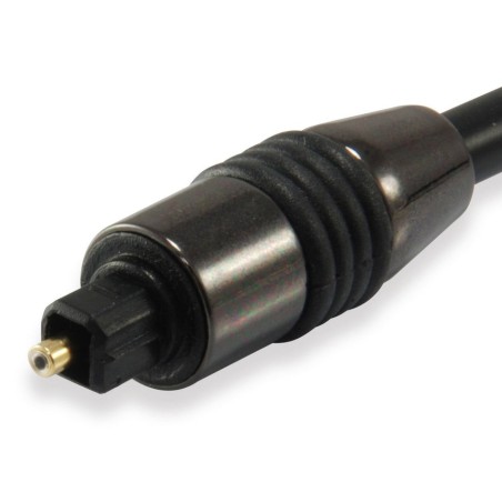 Equip cable de audio fibra optica toslink 3m negro 147922