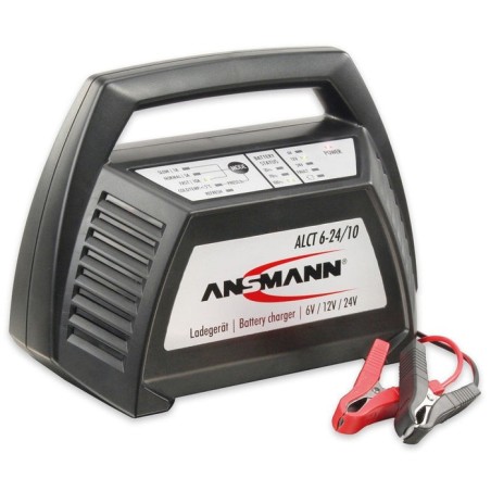 Ansmann alct6-24/10 cargador de batería para vehículos 6/12/24 v