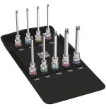 Wera 8767 c hf 3, juego de puntas de vaso zyklop, 1/2", juego de puntas 5004212001