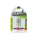 1x2 ansmann maxe nimh recargable micro aaa 550 mah solar