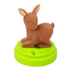 Ansmann 1800-0059 luz nocturna para bebés marrón, verde led